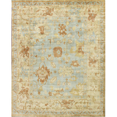 Antique Weave Oushak Wool Oriental Area Rug