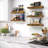 Floating Shelves with Invisible Mounting Set of 2 - 16-inch-1410338496