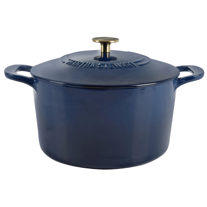 Martha Stewart 7 Quarts qt., Navy Blue