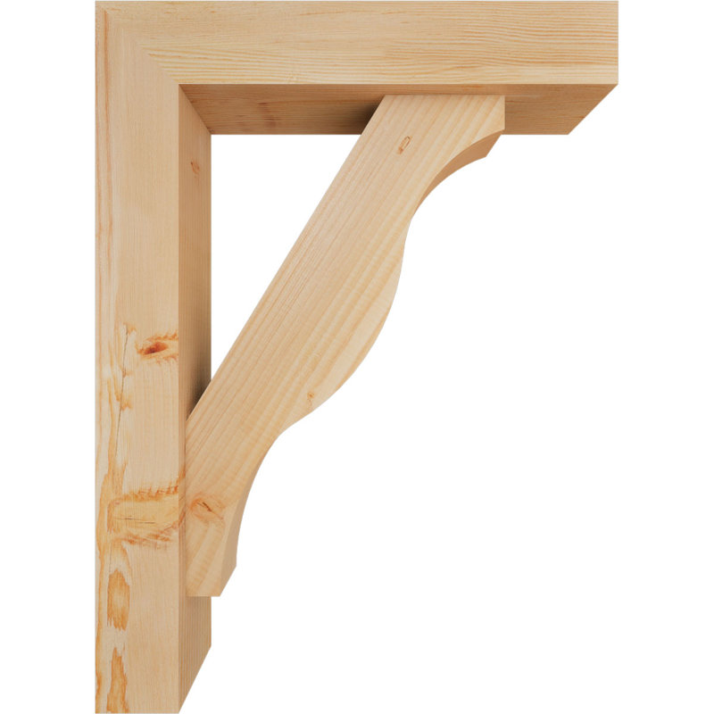 Support Funston Block avec support décalé, 30 x 22, Sapin Douglas de l 5 1/2 po (lisse)