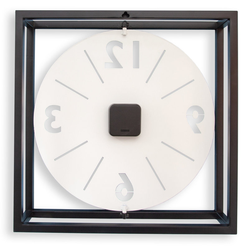 Horloge en métal 16 "Time Frame