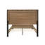 Tête de lit simple classique 1pc noyer / châtaignier brun mobilier de chambre en bois-1410449354