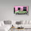 Cosey «Retro Lime Green Car», reproduction de photo sur toile tendue-25676345