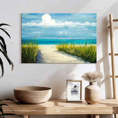 Scène de plage apaisante