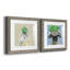 «Playful Nature», ensemble de 2 peintures-223639143-223639065