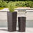 Brown Flowerpot - 2 Pots With Iron Stunning Two Flower Pots, And-859671253