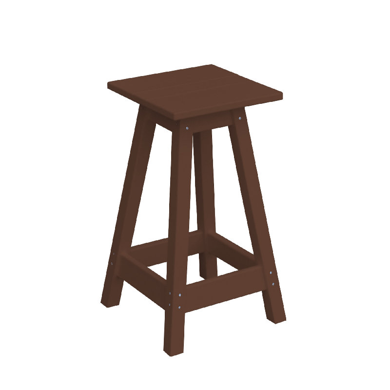  Tabouret de comptoir en poly composite brun Tudor, Brun Tudor
