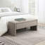 Banc de lit moderne avec rangement-123132892