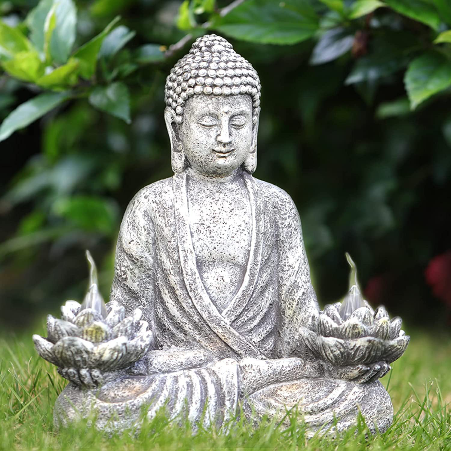 Statue bouddha méditation - assis position lotus