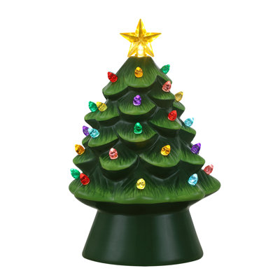 8 in. Nostalgic Ceramic Tree - Green