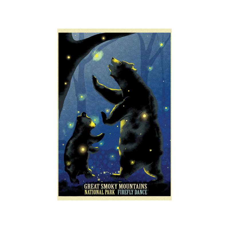 Firefly Dance - Wrapped Canvas Painting, 66.04 cm H x 45.72 cm W x 3.175 cm D