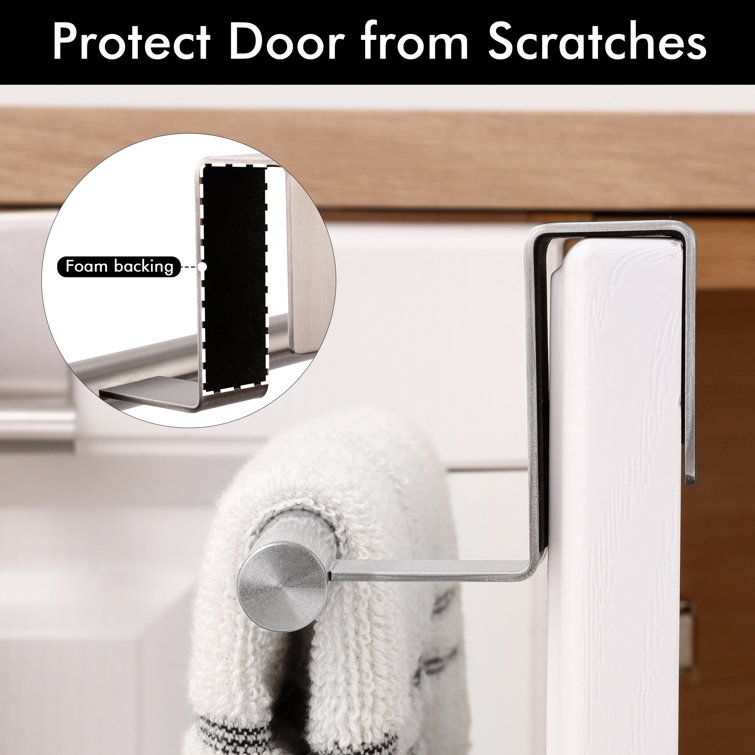 KES Over The Door Towel Rack, Over Cabinet Towel Bar Kitchen Bathroom Towel  Holder Storage Dish Towel Holder, Over Cabinet Cupboard Door Towel Bar