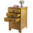 Winsome Studio Solid Beechwood File Cabinet With Three Drawers, Classic Casual Style, Modular Design