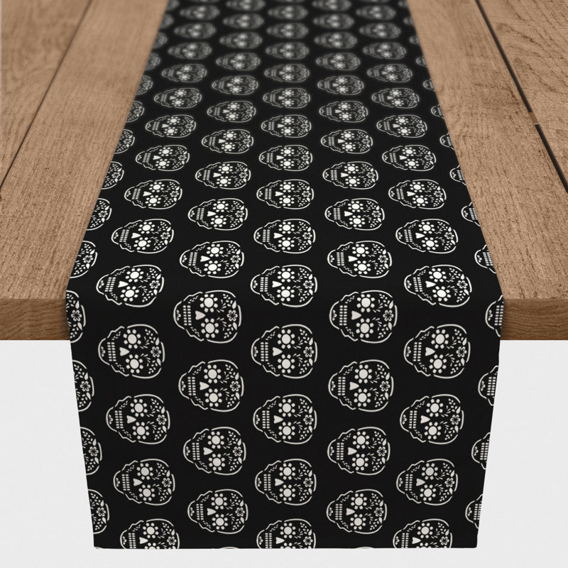 Nasrine Geometric Halloween Table Runner
