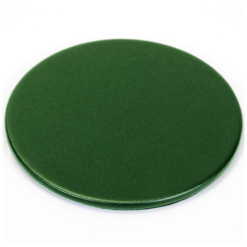 Comiskey Leather Round 1 Piece Coaster