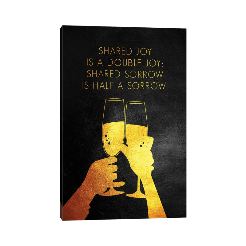 Share Your Joy And Sorrows by Adrian Baldovino - Wrapped Canvas Print, 20.32 cm H x 30.48 cm W