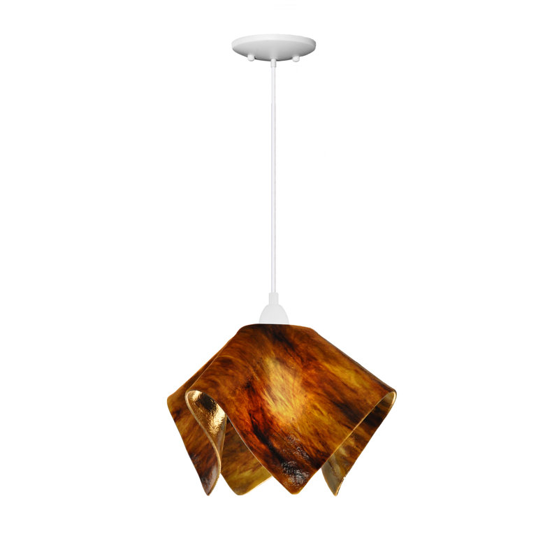 Amergin 1 - Light Unique/Statement Pendant, Large, White, Earth