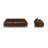 Vernon 99" Velvet Sofa in Bronzer Brown-702735284