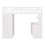 Lit mezzanine avec tiroirs, bureau et garde-robe-621154152