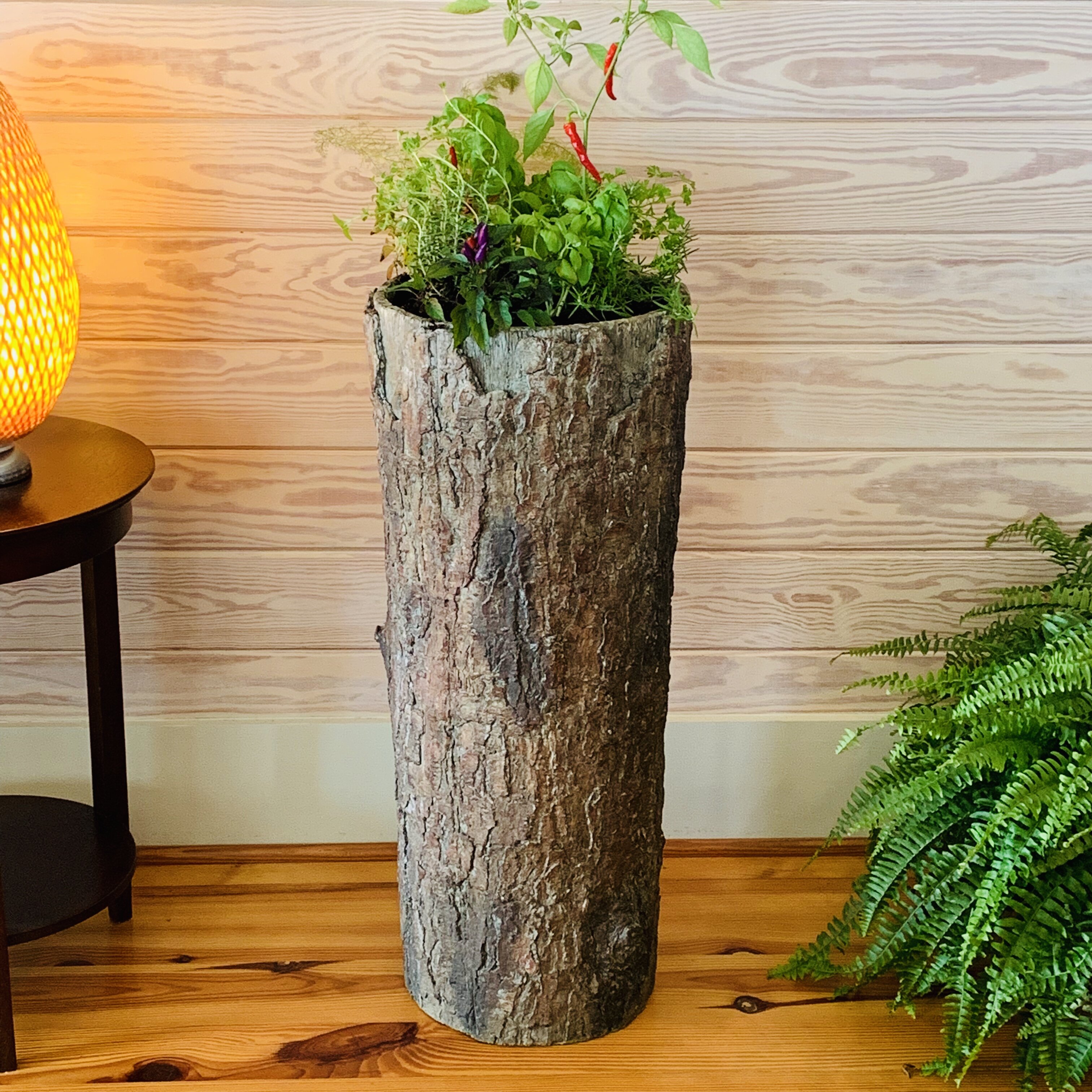 Millwood Pines Halstead Concrete Pot Planter | Wayfair