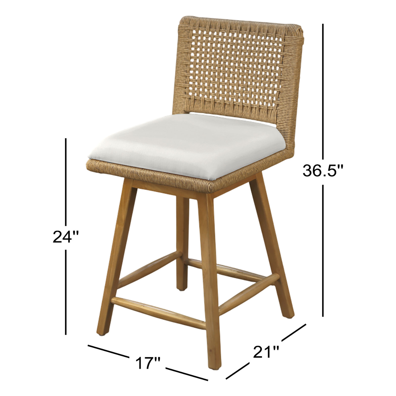 Solterra Swivel counter Stools (Set of 2)