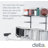 delta Heavy Duty Steel Wall Mounted Adjustable 5-Tier Lumber Storage Garage Rack