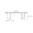 Carbonized black ash wood dining table-112773597