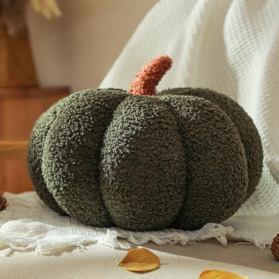 Coussins de citrouille, coussins décoratifs de citrouille de l'Action de grâce, coussin en forme de brun pour les cadeaux de décoration de chambre d'automne, mignonne peluche 6 x 12 pouces, coussin d'Halloween, coussins décoratifs d'automne
