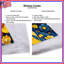Rideaux obscurcissant à motif floral jaune et bleu à motif floral - 2 panneaux-42486230-42486231