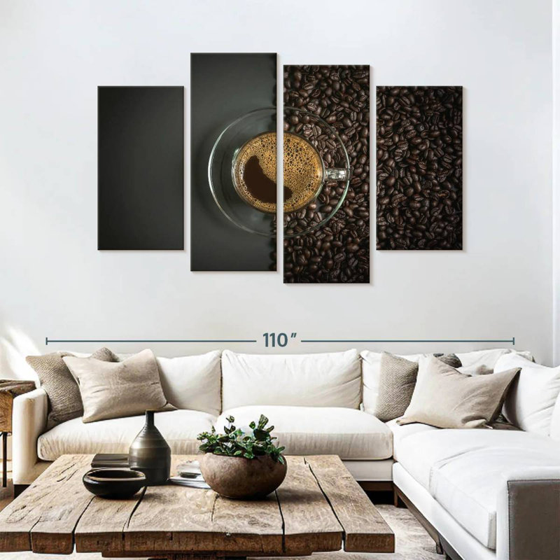 Yarlin Simple Coffee, 54" H x 84" W