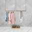 Portant à vêtements ajustable 2 pièces