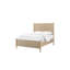 Grand lit en sable chaud - Mobilier de chambre à coucher moderne avec option de style décontracté sable