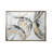 CosmoLiving by Cosmopolitan Gold Canvas Abstract Framed Wall Art with Gold Frame-69975437