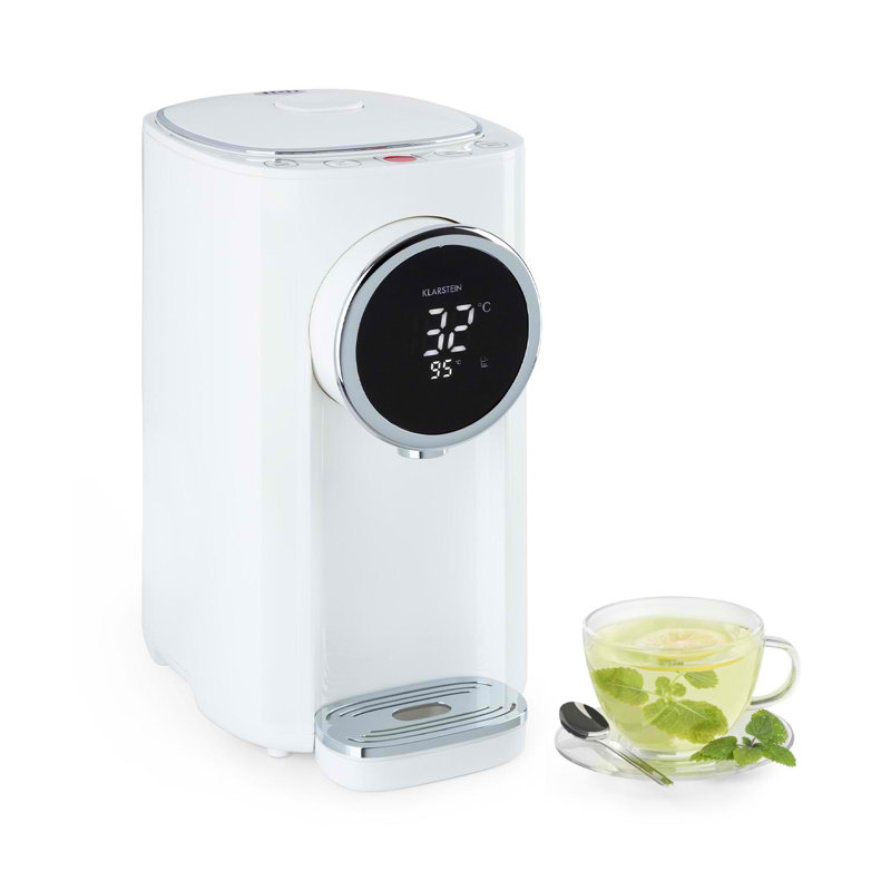 Klarstein 5L Stainless Steel Electric Tea Kettle, White