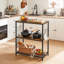 Kitchen Island Shelf, Baker's Rack, Microwave Oven Stand, With Metal Frame
