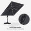 304cm Cantilever Parasol