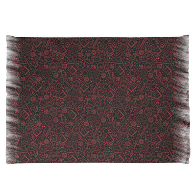Tapis rpg black/red area lines Mcguigan