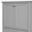 Armoire de salle de bain 30 "avec lavabo gris - porte de meuble-lavabo moderne avec tablette-635659043