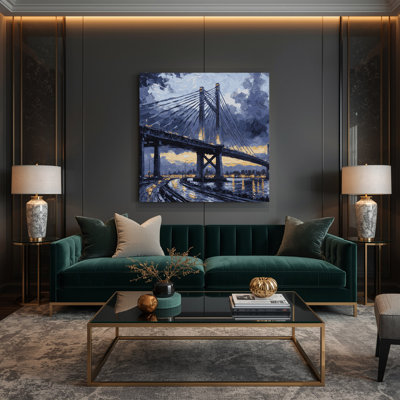 Art sur toile gris
