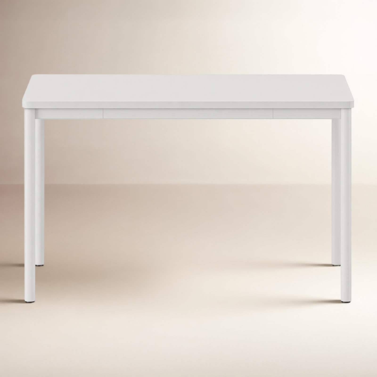 Daily Desk, 28.5" H x 48" W x 24" D, White, White