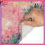 Tapis de bain floral à fond rose-1318021914