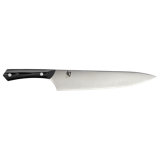 Shun Narukami 10" Chef’s Knife, Handcrafted Japanese Kitchen Knife for Professional and Home Chefs, Blue II Carbon Steel Core and San Mai Stainless Steel Cladding, Micarta Handle