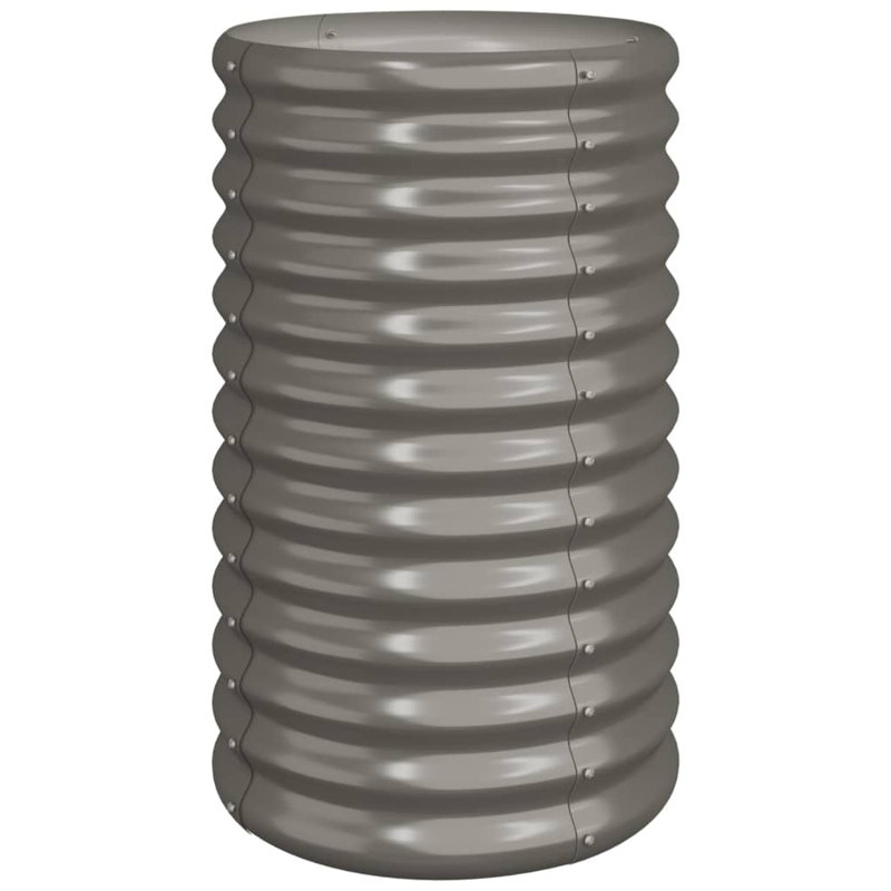 Anova Metal Pot Planter, Gray