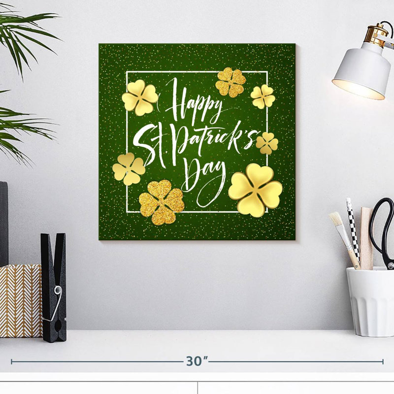 Paillettes Lelend St. Patrick's Day, H 16 po x l 16 po