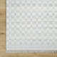 Lavande Geometric Wool Area Rug in Gray/Ivory