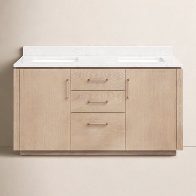 Cloverfield 60'' Double Bathroom Vanity