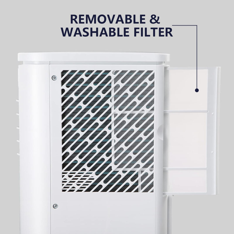 R.W.FLAME Portable 3-in-1 10000BTU Air Conditioner with Remote Control,24Hrs Timer,Digital Display, 300