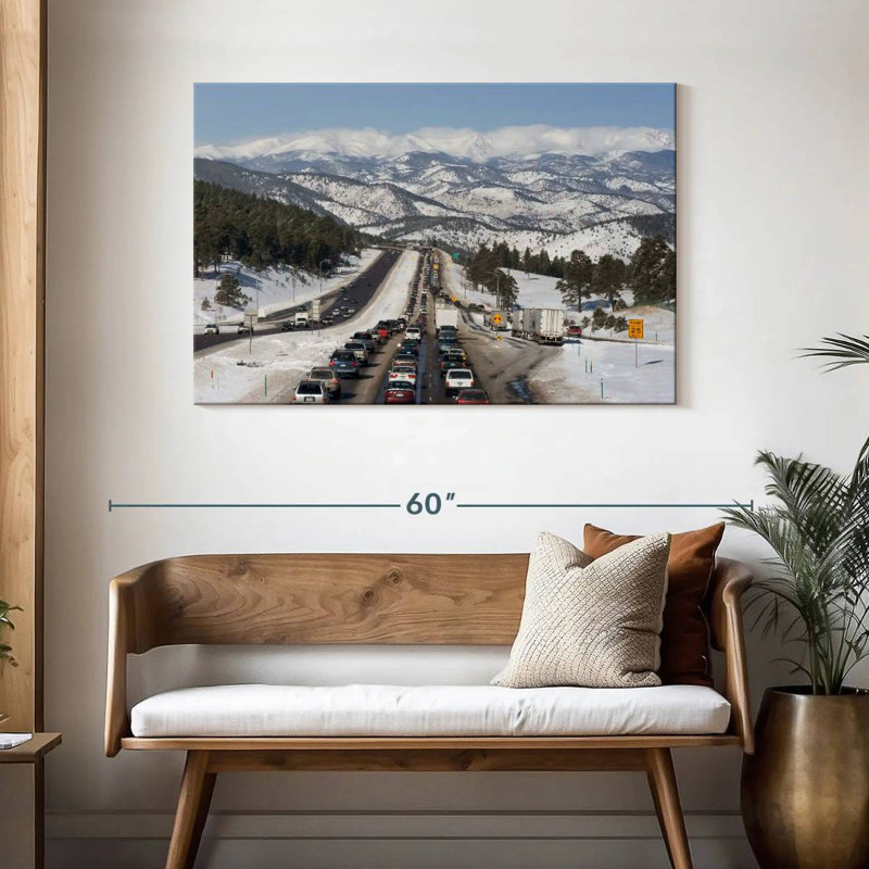 Mehar Snowy Colorado Highway, H 30 po x l 45 po