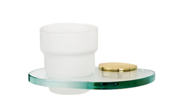 Porte-verre et porte-verres Stinchcomb, Laiton poli