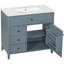 Meuble-lavabo de 36 pouces avec lavabo, 3 tiroirs et armoire-1111549473-1111549474